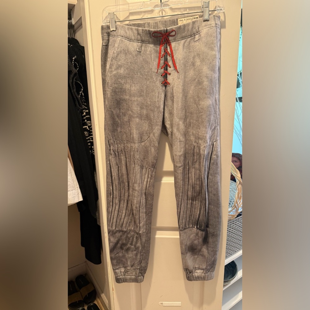 Rag & Bone grey football sweatpants